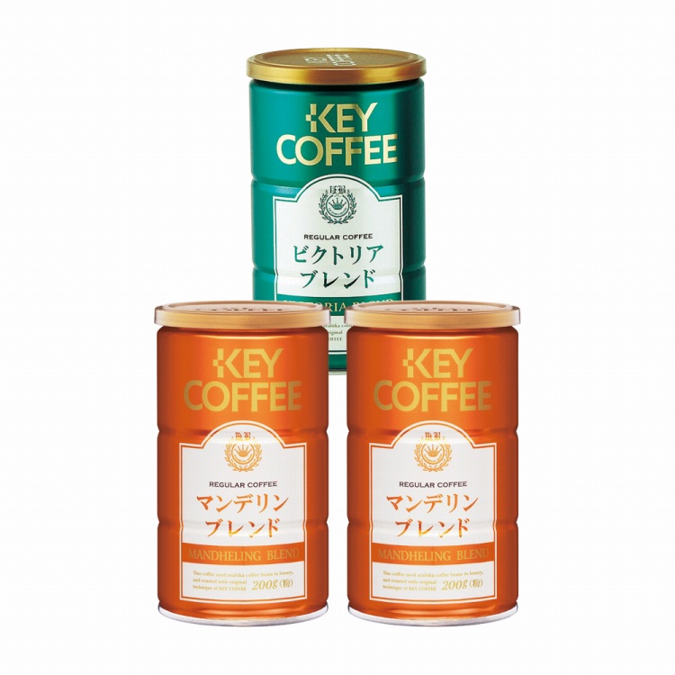 キーコーヒー レギュラーコーヒー マンデリンブレンド ビクトリアブレンド 10缶 キーコーヒー レギュラーコーヒー マンデリンブレンド
