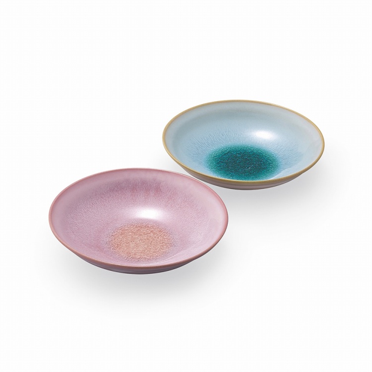 新品未使用・ガラス釉 萩焼 KIKUGAHAMA 食器皿Mサイズ 萩焼 ガラス釉ペア鉢 | ハーモニック 商品検索サイト