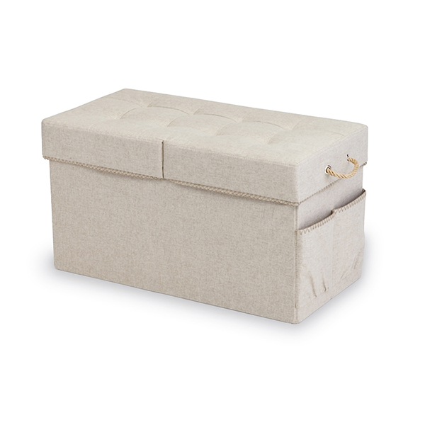 IN ST ANA　収納スツール　ベージュ＊ピンク IN ST ANA 収納スツール ベージュ＊ピンク WEB限定カラー脚付き収納